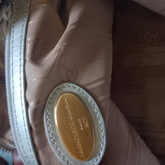 Francesca Biasa Povolaro Lime Hobo Handbag - Picture 3 of 12